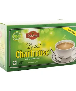 Chartreuse vanilla tea bags