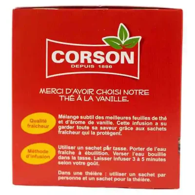 Corson Vanilla tea bags 50g