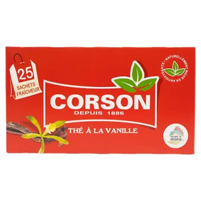 Corson Vanilla tea bags 50g