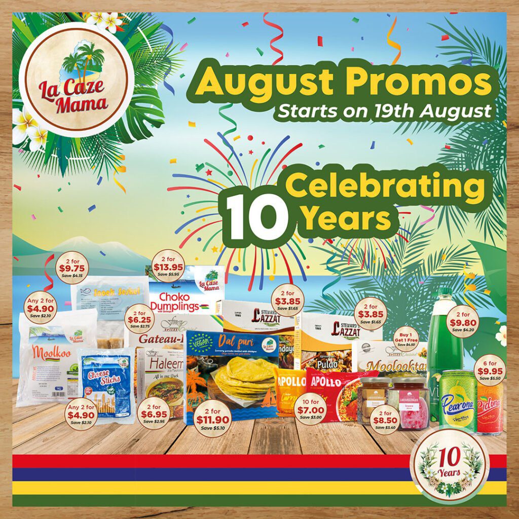 Our 10 Year Anniversary promotions starts today!