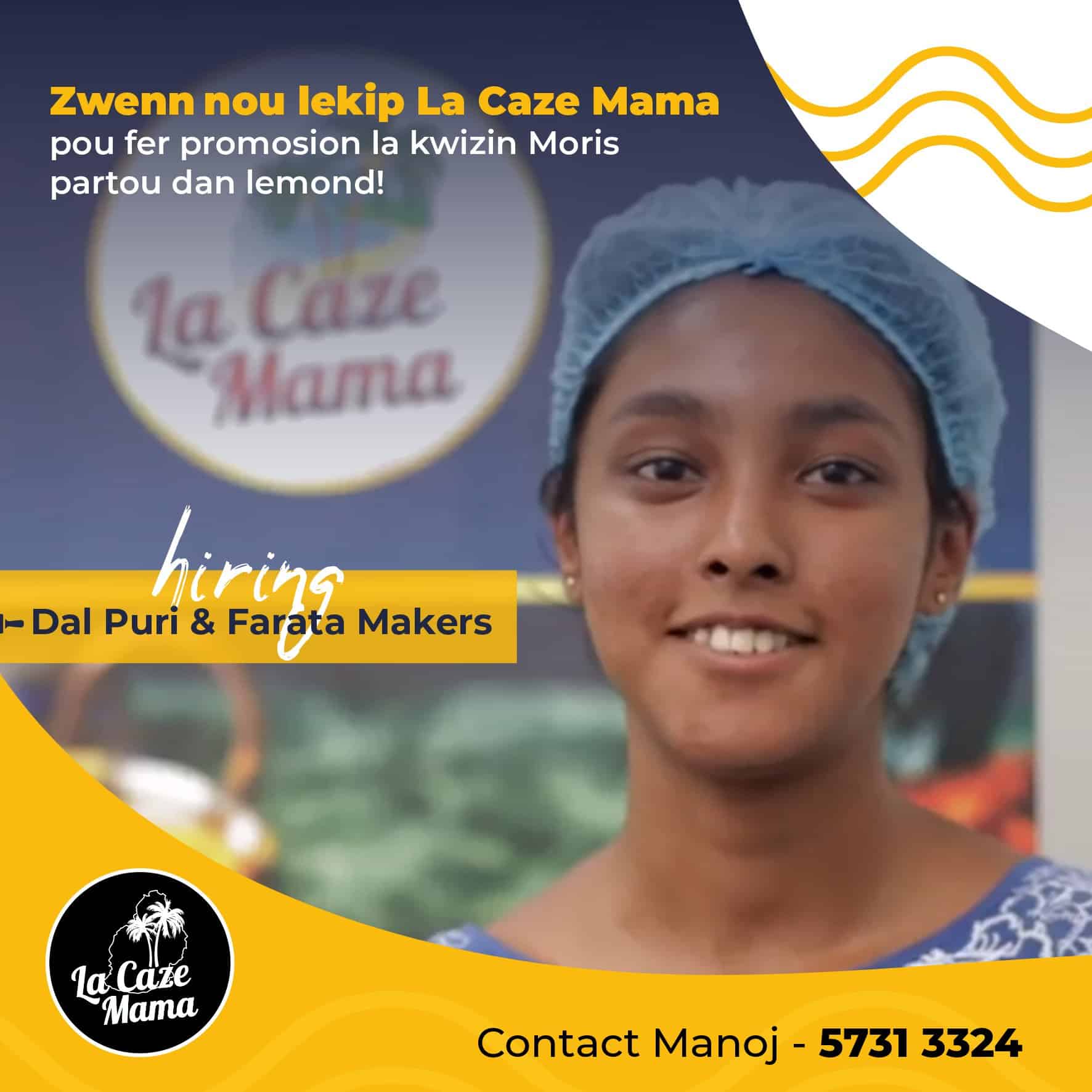 Read more about the article Urgent Recruitment of Dal Puri & Farata Makers