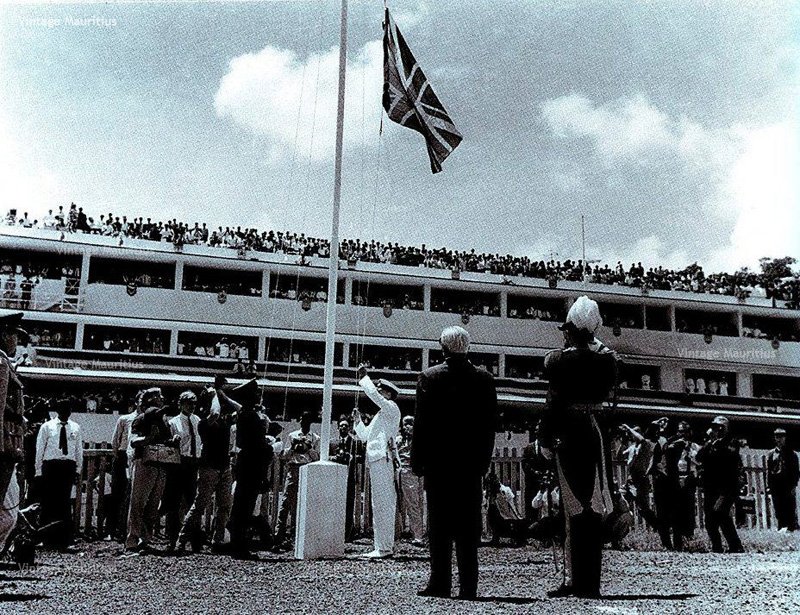 Port Louis Champ de Mars Independence Day Flag Raising 1968