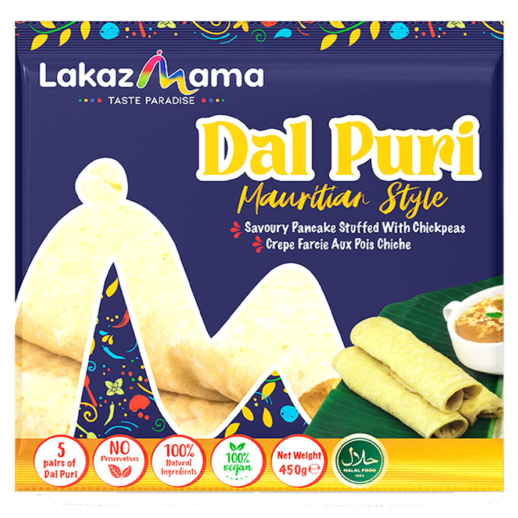 Dal puri Mauritian style