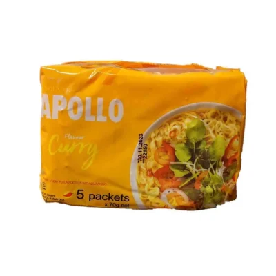 Apollo Noodles Curry 5pk 70g